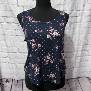 Navy Blue No Boundaries Sleeveless Top